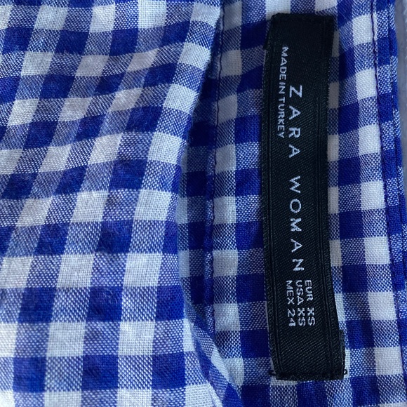 ZARA — Summer Gingham SMOCK/TUNIC/ DRESS - Picture 3 of 3